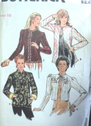 6846 BUTTERICK BOXY CHANNEL EVE JACKET LENGTHS, BED JACKET PATTERN 8; 10,16 CHOICE